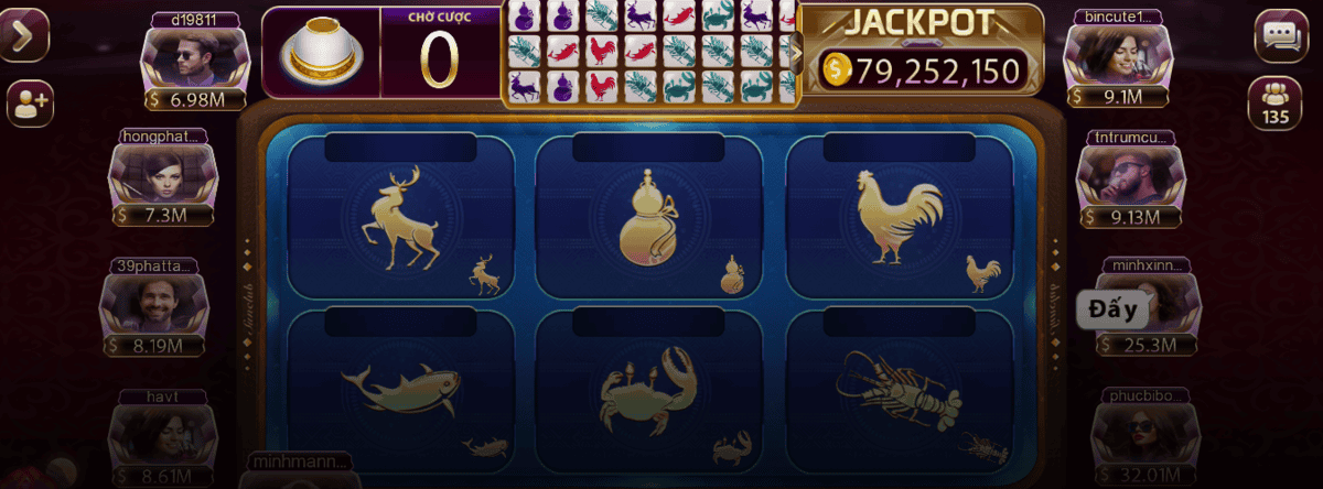 Minigame bầu cua được được nhà cái bổ sung nhiều tính năng hiện đại