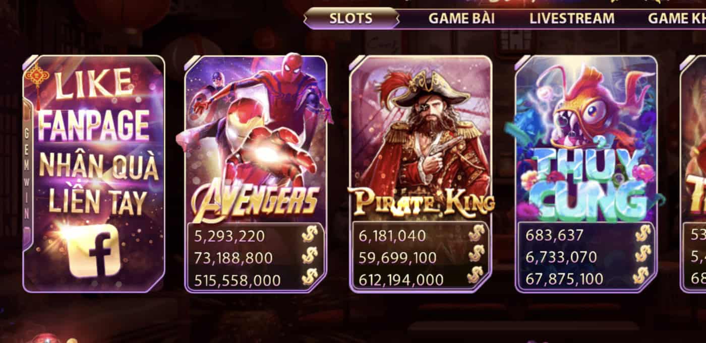 Avengers tại V8Club là tựa game ăn khách, thu hút người chơi đông đảo