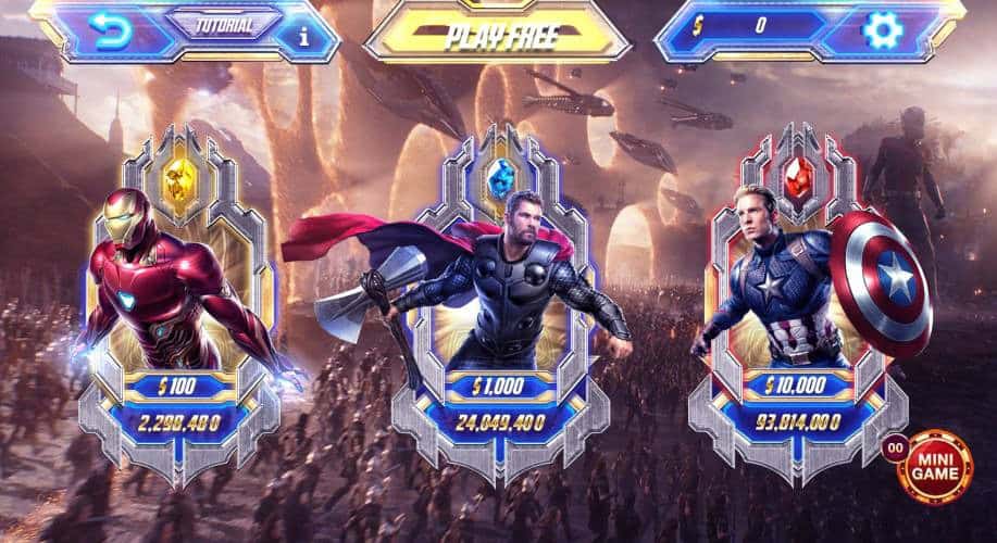 Nổ hũ Avengers V8Club chơi siêu đã thưởng hấp dẫn